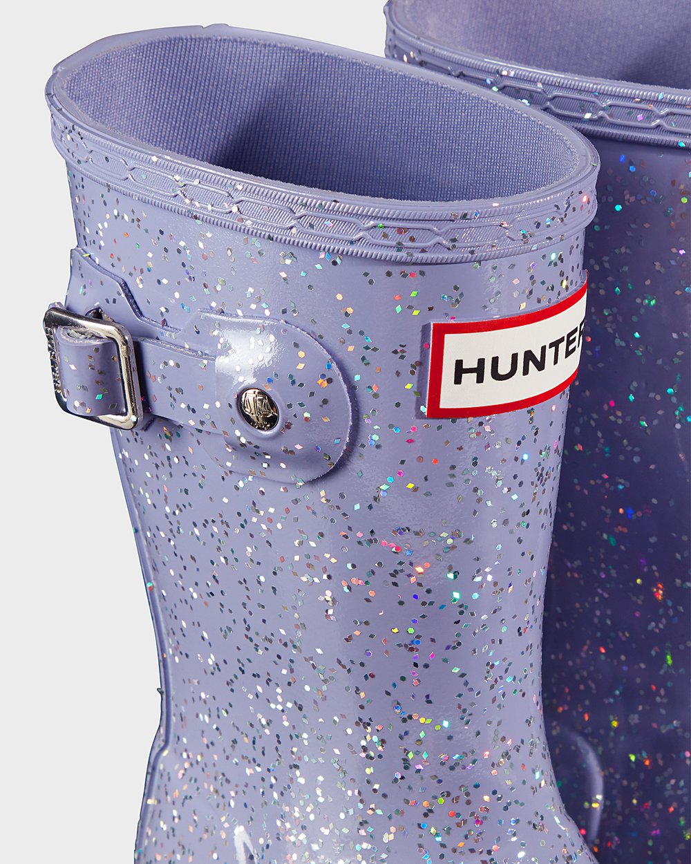 Gummistövlar Barn - Hunter Original Små Giant Glitter - Lila - 840159-FTZ